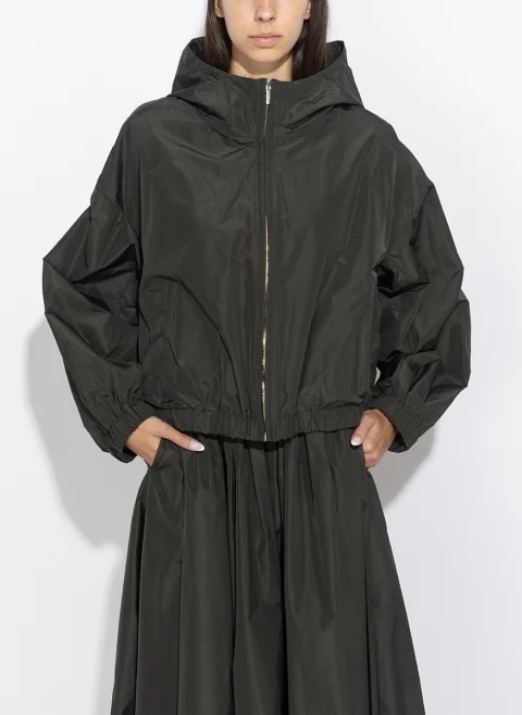 Яке от тафта с качулка 'S Max Mara Smmeliseo — снимка 4