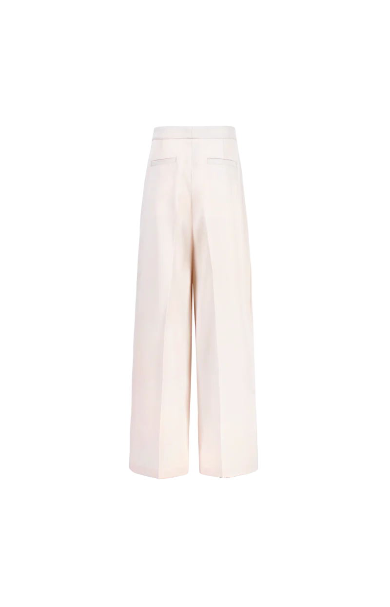 Pleated Wool Trousers — снимка 2