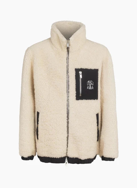 Яке с контрастни детайли Brunello Cucinelli Kids 4-6