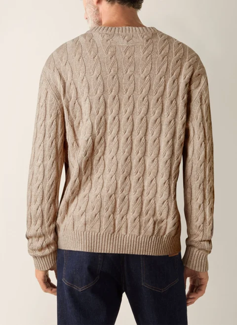 Пуловер от лен и кашмир Zegna — снимка 2