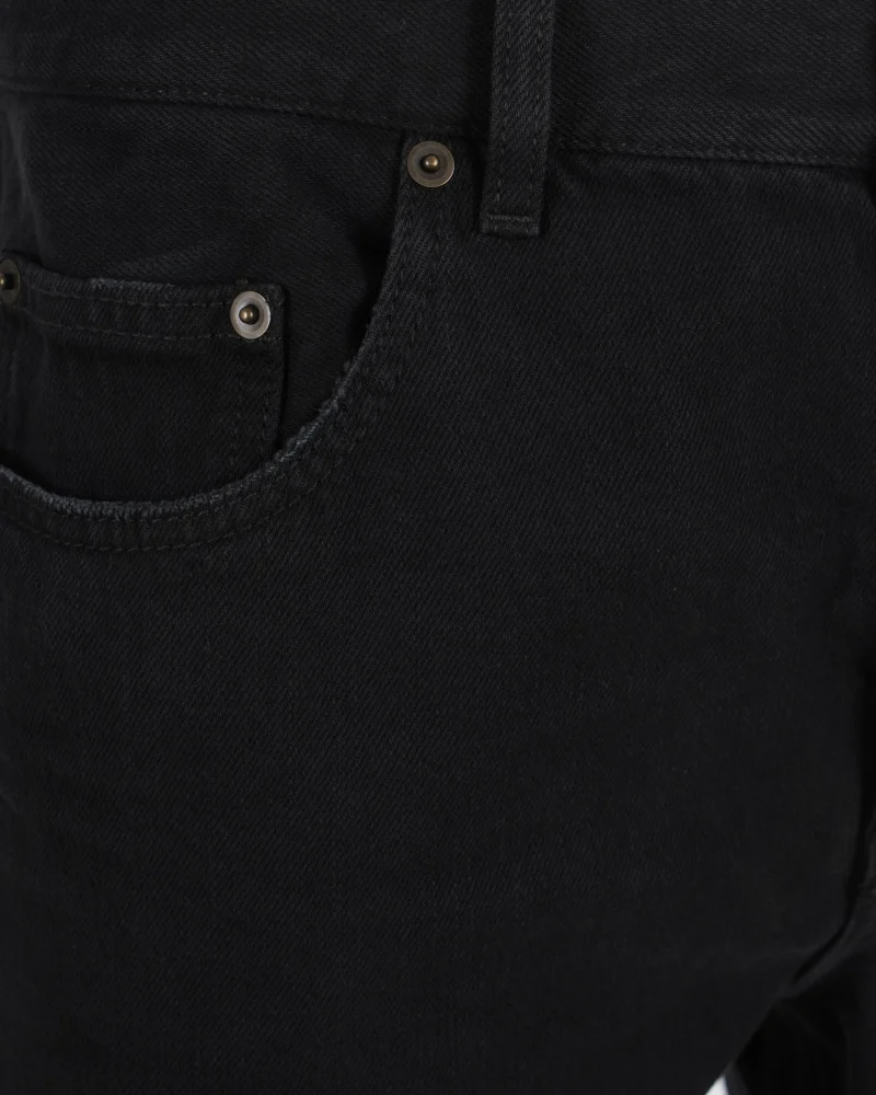 Baggy Jeans in Carbon Black Denim — снимка 4