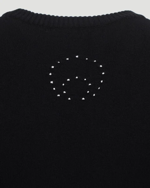 Ribbed-Knit Paneled Sweater — снимка 3