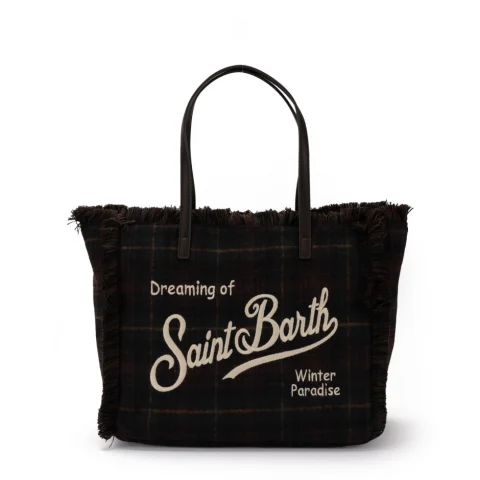 Дамска чанта Vanity Tartan SAINT BARTH