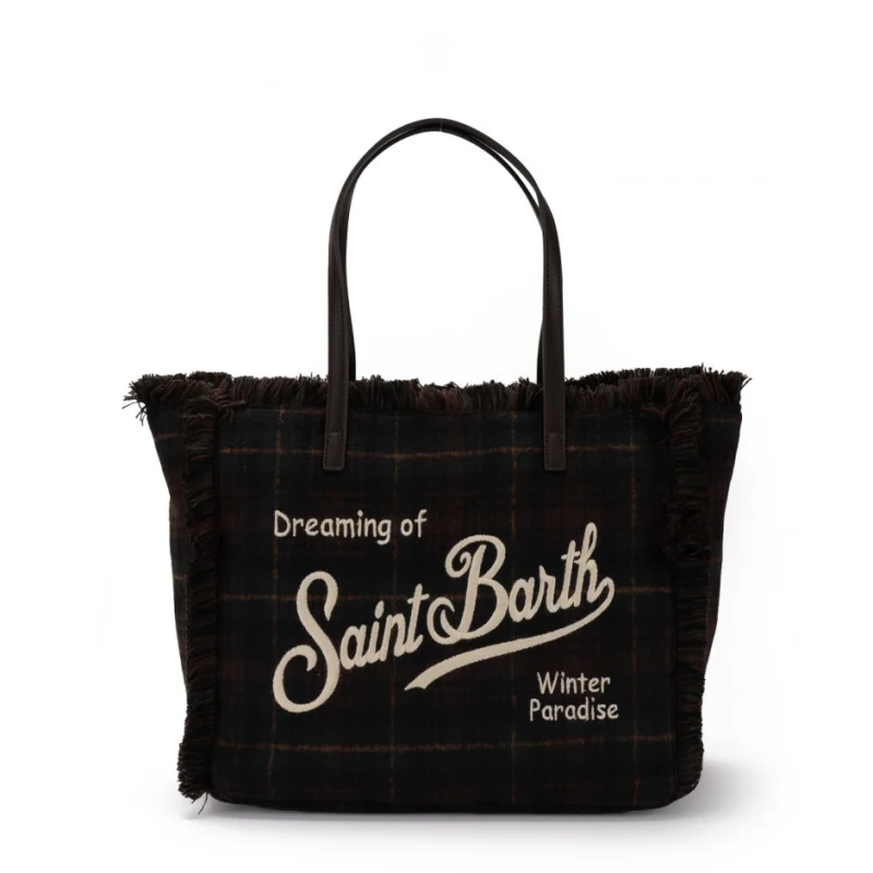 Дамска чанта Vanity Tartan SAINT BARTH