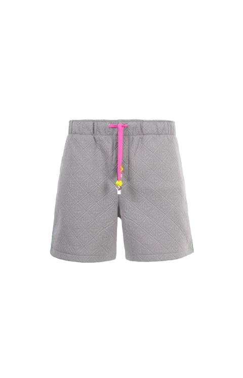 Monogram Towelling Shorts in Geometric