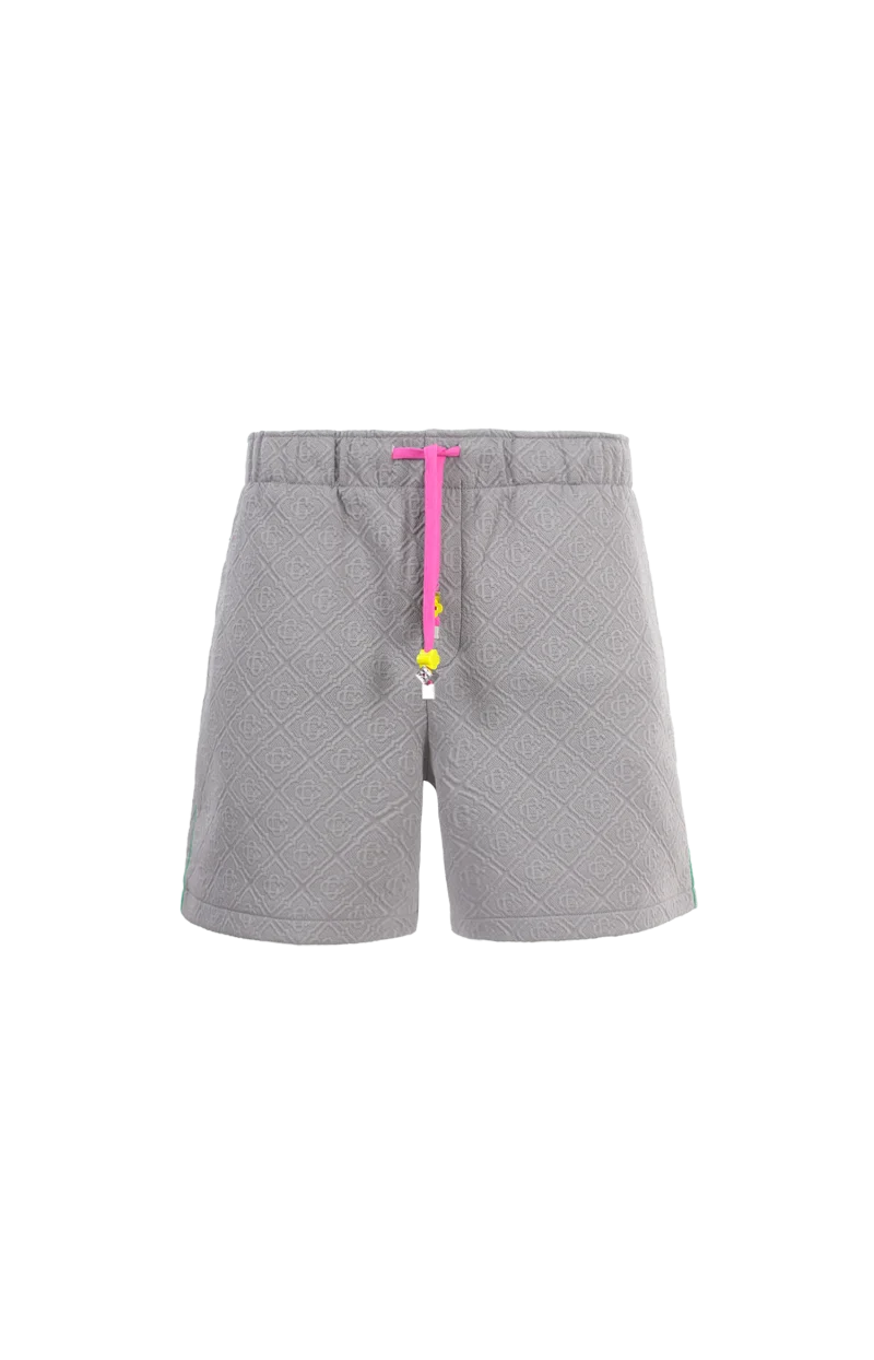 Monogram Towelling Shorts in Geometric