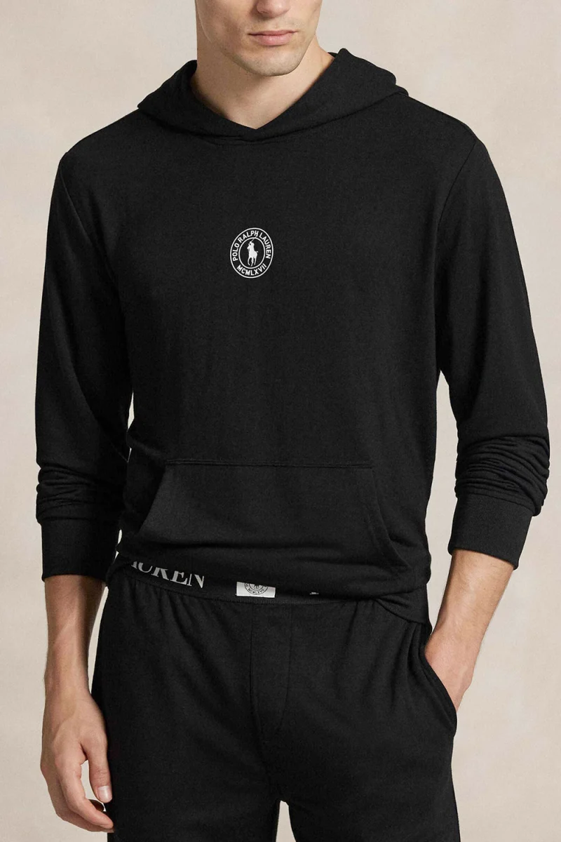 Суичър Po Hood-Sleep-Top 714P03152001 polo black/polo black — снимка 2