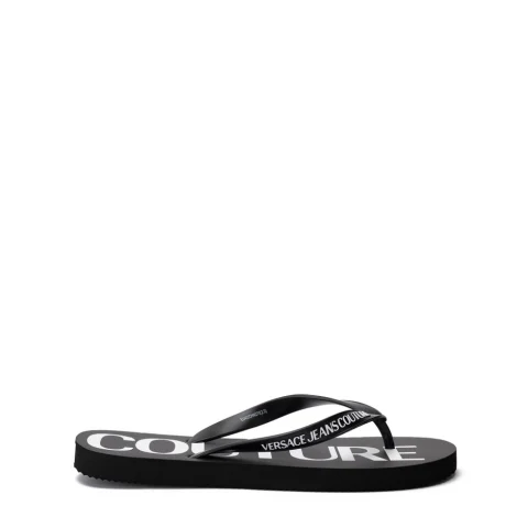 Мъжки черни чехли VERSACE JEANS