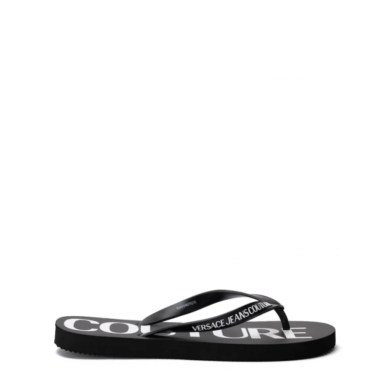 Мъжки черни чехли VERSACE JEANS