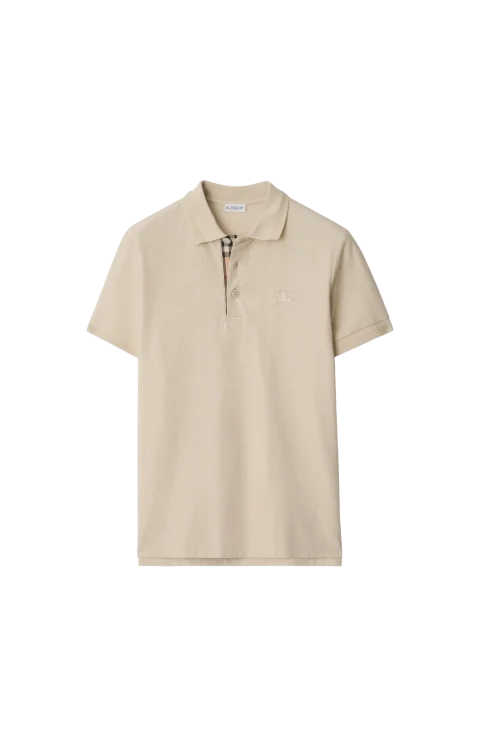 Cotton Polo Shirt in Clam