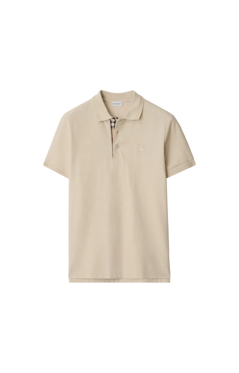 Cotton Polo Shirt in Clam