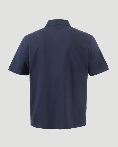 Polo Shirt in Navy Blue — снимка 3
