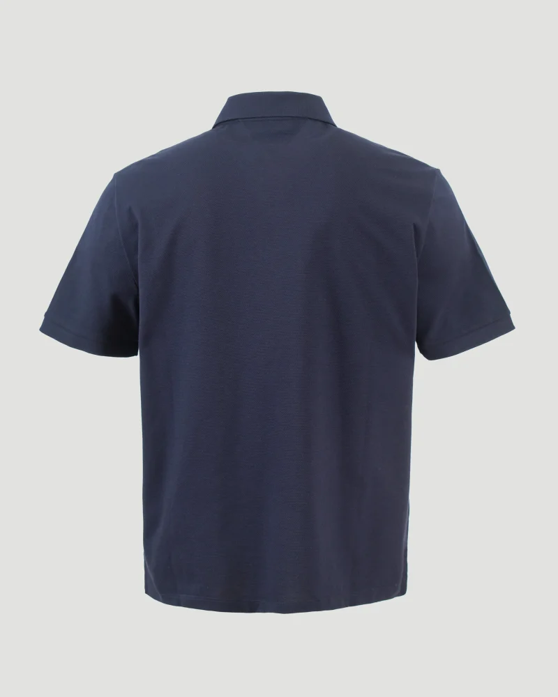 Polo Shirt in Navy Blue — снимка 3