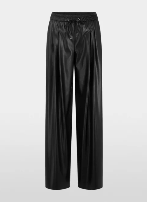 Широк панталон 'Leather look' Marc Cain Collections — снимка 6