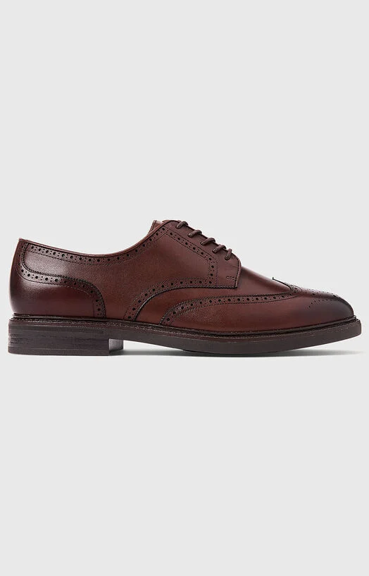 Кожени обувки ASHER WINGTIP