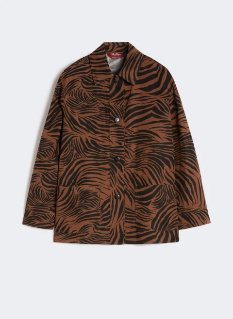 Риза с принт Max Mara Studio Mstpanino — снимка 7