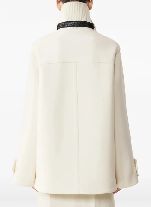 Късо палто от вълна Lanvin — снимка 3