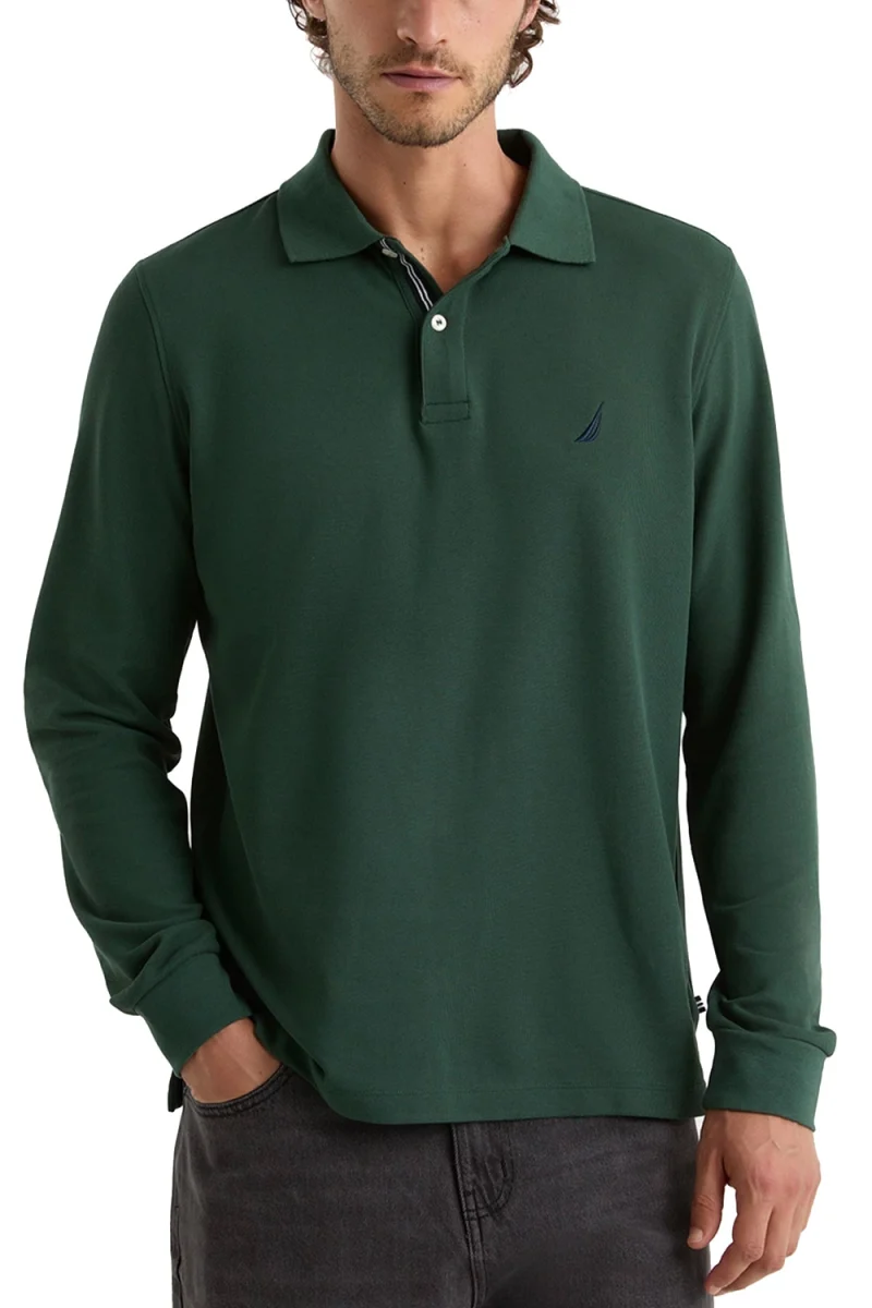 Polo 3NCN1CR0126 502 dark green