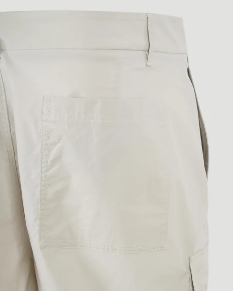 Cotton Trousers in Beige — снимка 3