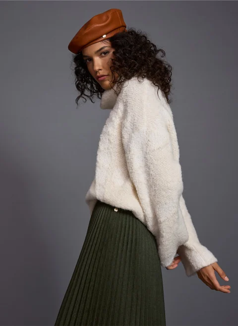 Пуловер с алпака 'Fluffy jumper' Marc Cain Collections — снимка 7