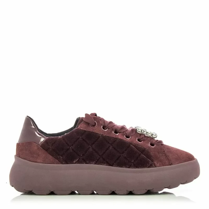 Дамски Сникърс GEOX – D36TCF D SPHERICA EC4.1 WINE