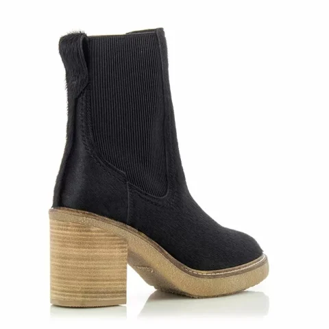Дамски Боти На Ток CLARKS – 26178668 CASSIANO TOP BLACK — снимка 2