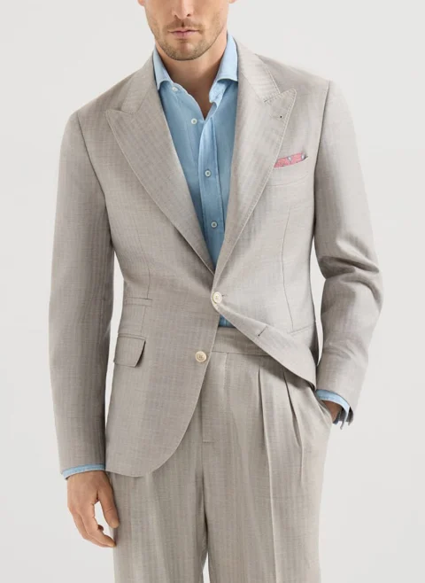 Блейзър `Chevron` Brunello Cucinelli