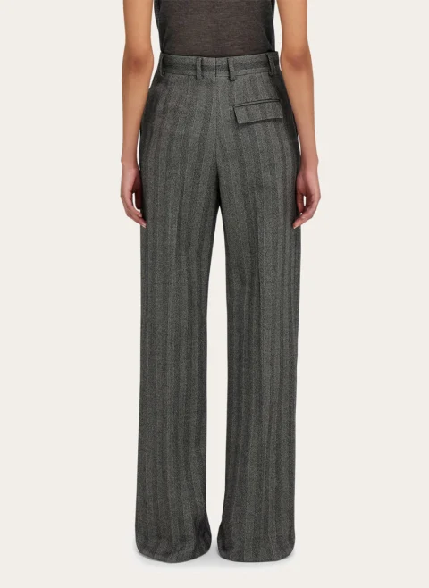 Панталон `Tailored in chevron` Ferragamo — снимка 6