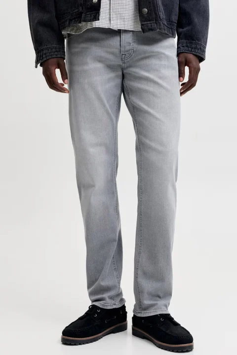 Jeans Jjimike Jjoriginal Sq 351 12303793 BS000161 grey denim — снимка 2