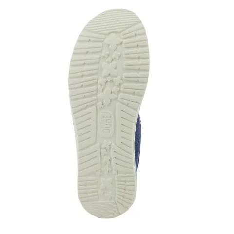 Мъжки Ежедневни HEY DUDE – 43087-4UJ WALLY PALM NAVY/RED — снимка 2