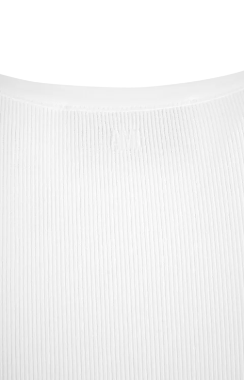 White Cotton Ami de Coeur Tanktop — снимка 3