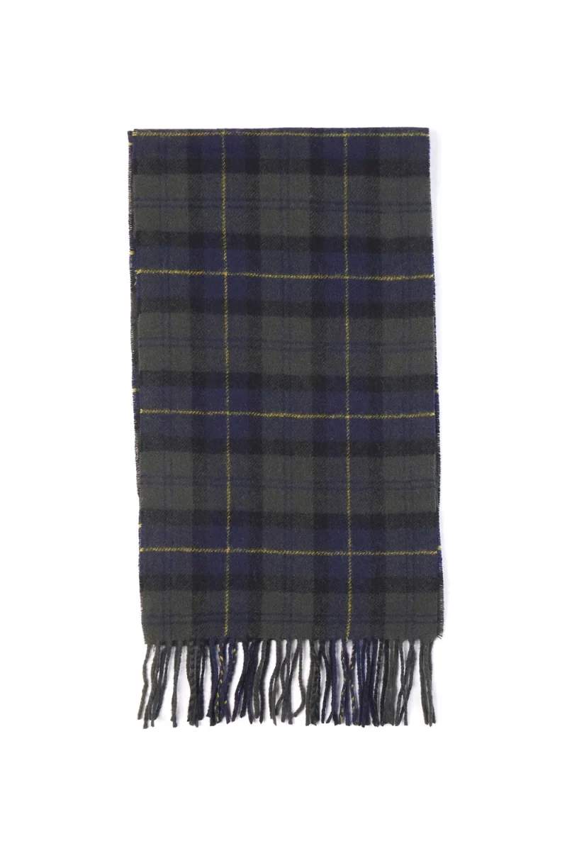 Шал Tartan Lambswool USC0001 tn28 olive night