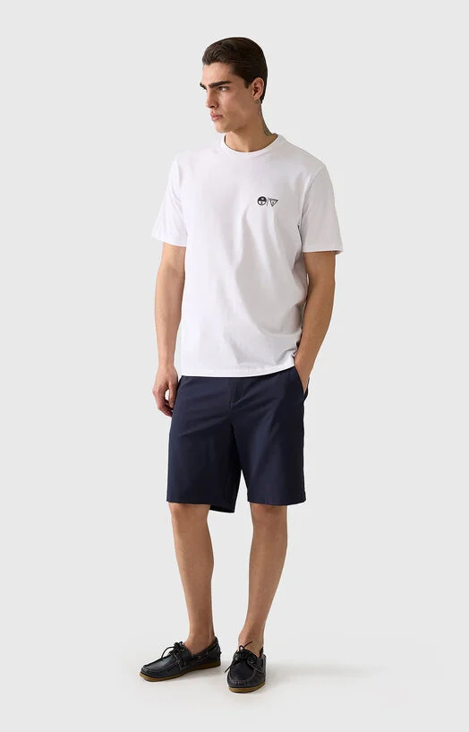 Бяла тениска GUESS x North Sails