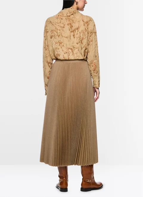 Плисирана пола с вълна Marc Cain Collections — снимка 3