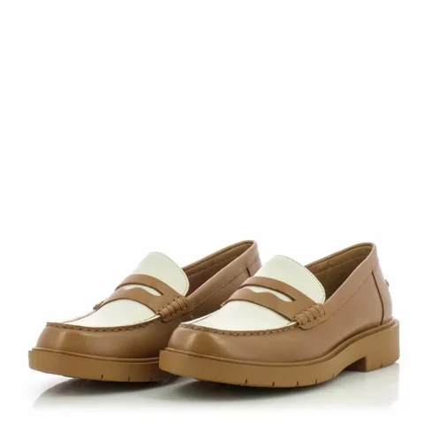 Дамски Мокасини GEOX – D25QRA D SPHERICA EC1 CAMEL/LT SAND — снимка 3