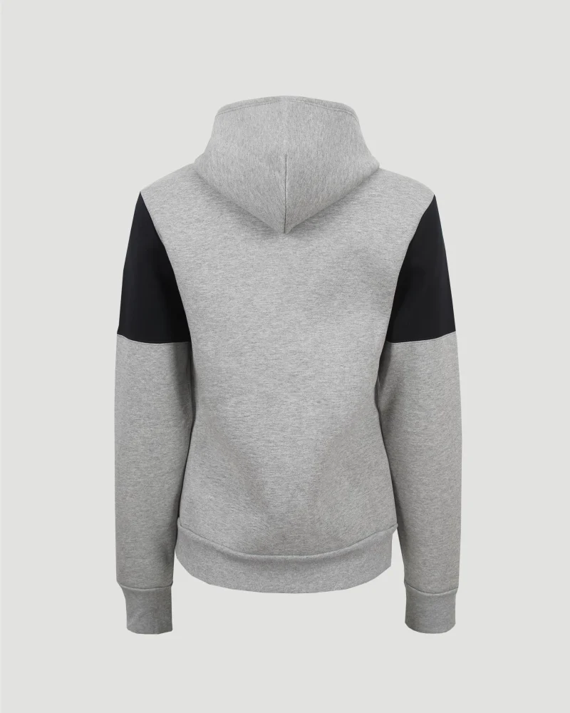 Zip-Up Hoodie in Grey and Black — снимка 3