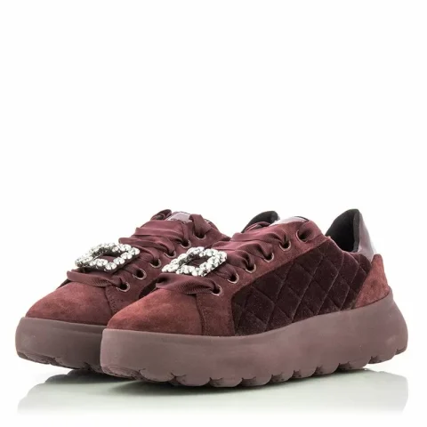 Дамски Сникърс GEOX – D36TCF D SPHERICA EC4.1 WINE — снимка 5