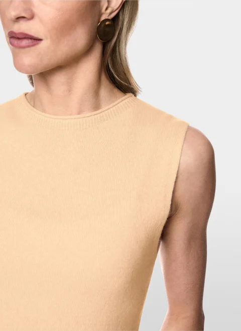 Топ от фино плетиво с пеплум Marc Cain Collections — снимка 4