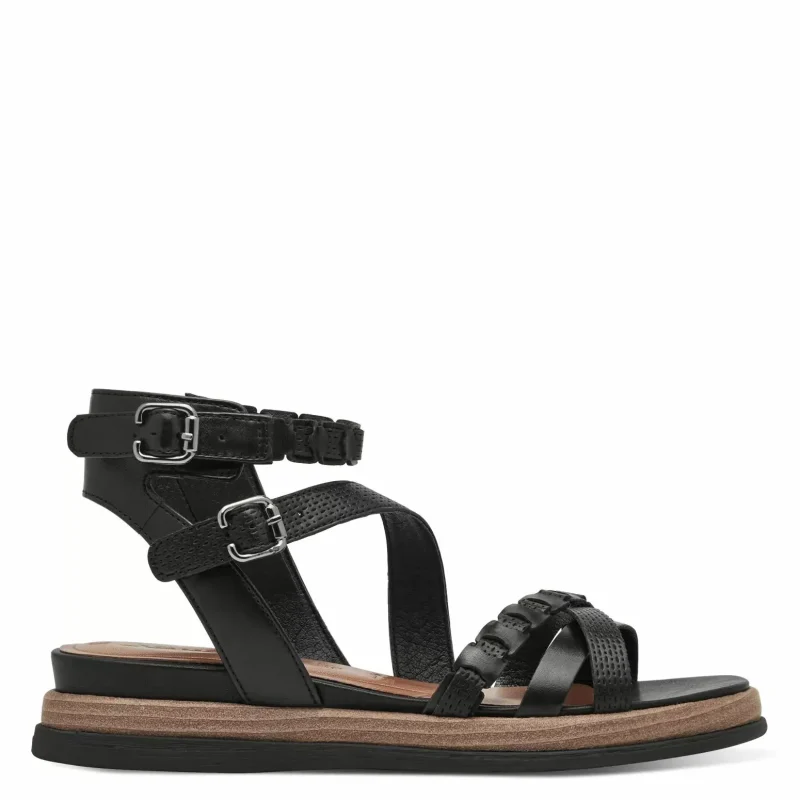 Дамски Равни Сандали TAMARIS – 1-28210-44-001 BLACK