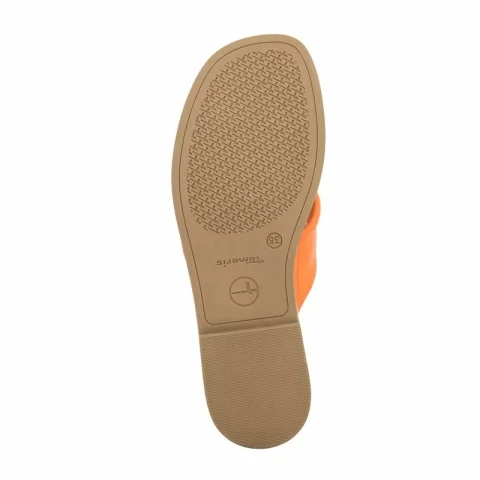 Дамски Равни Чехли TAMARIS – 1-1-27112-20 606 ORANGE — снимка 4