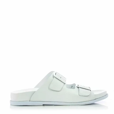 Дамски равни чехли VERANO – 030.24.059 ALL WHITE