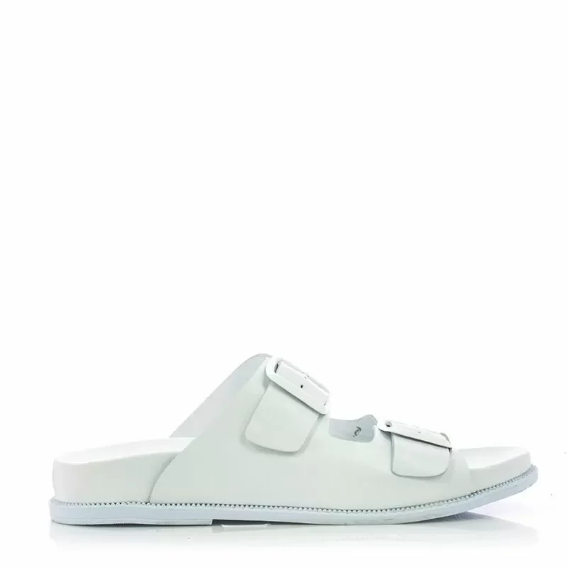 Дамски равни чехли VERANO – 030.24.059 ALL WHITE