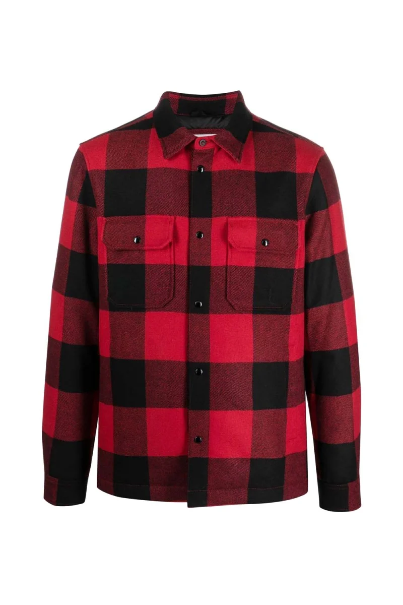 Риза Alaskan Wool Check Overshirt CFWOOS0067MRUT3046 5321 red buffalo