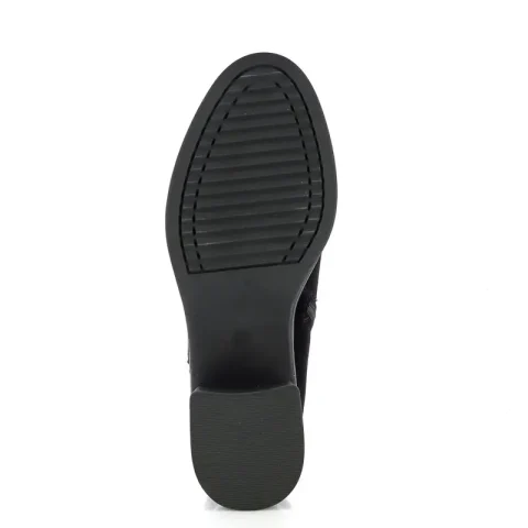 Дамски Боти На Ток CARLO FABIANI – 19555538 BLACK SUEDE — снимка 4