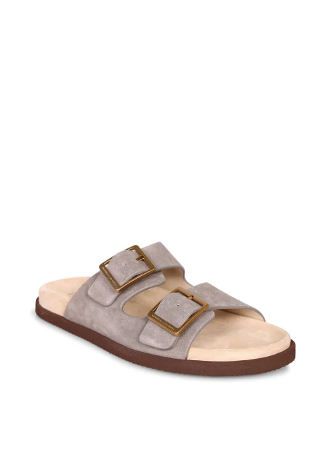 Велурени чехли Brunello Cucinelli — снимка 2