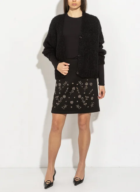 Мини пола с флорални мотиви Weekend Max Mara Wkdtubo — снимка 6