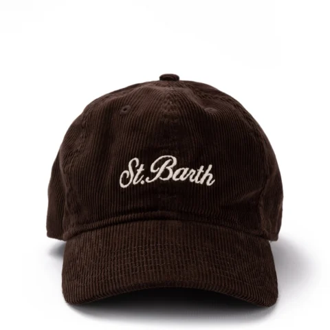 Бейзболна шапка тъмнокафява SAINT BARTH