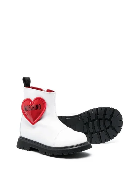 Боти 'Heart Motif' Moschino Kids — снимка 3