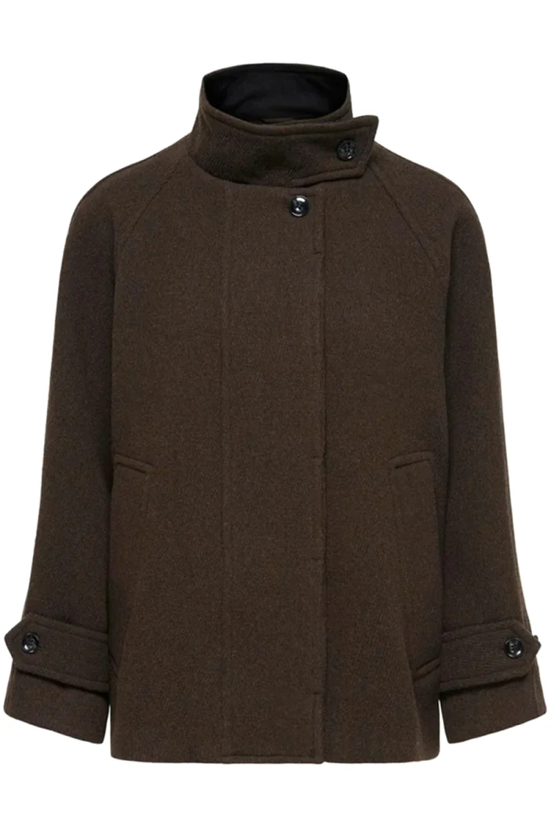 Палто Onlsiva Wool 15373247 19-0840 TCX delicioso