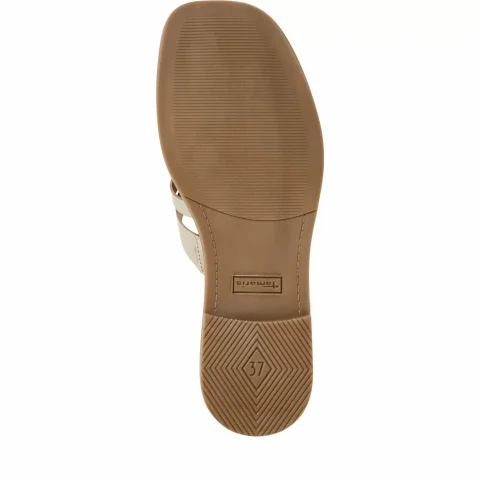 Дамски Равни Чехли TAMARIS – 1-27103-42-933 LIGHT GOLD — снимка 6